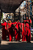 While waiting to enter inside the Nataraja temple of Chidambaram. 